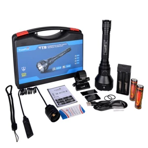 Trustfire T70 2300 Lumens LED 1000M Long Range Tactical Hunting Flashlight Set - Picture 1 of 30