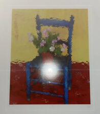 "Van Gogh" /  “Craig” Chair ￼Serigraph Framed/Matted ￼Limited ￼10/250