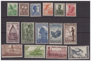 Papua New Guinea - 1952/8 - SG1/15 MNH Set - Picture 1 of 1