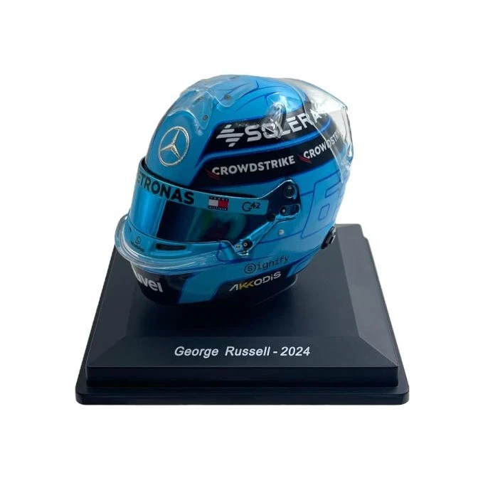 Mini Helmet F1 Spark 1/5 Mercedes George Russell 2024 - Immagine 1 di 4