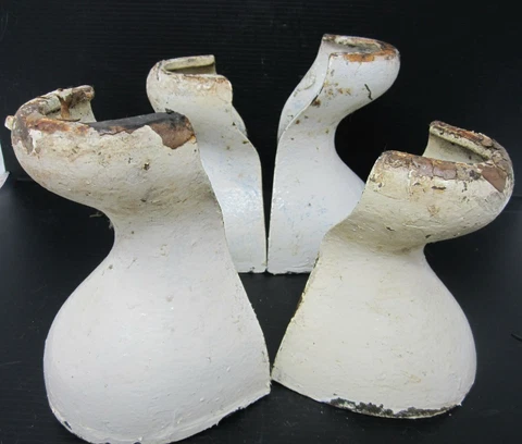 Antique Cast Iron Bathtub Tub Foot Set of 4 Receptive to splitting up Cover