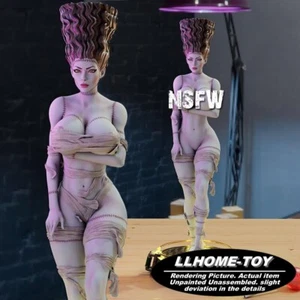 Bride of Frankenstein NSFW 1:4 Model Kit Unpainted 3d Print GK Statue Figure - Picture 1 of 13