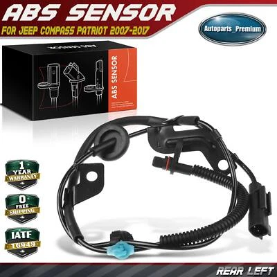 Sensor de velocidad de rueda ABS trasero LH para Jeep Compass Patriot 07-17 Dodge Caliber tracción delantera Foto 1 de 4