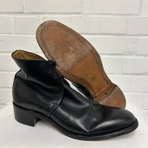 GEORGE BOOTS -Size: 10 Small , Black Leather Ankle Dress Mens , British Army - Picture 1 of 7