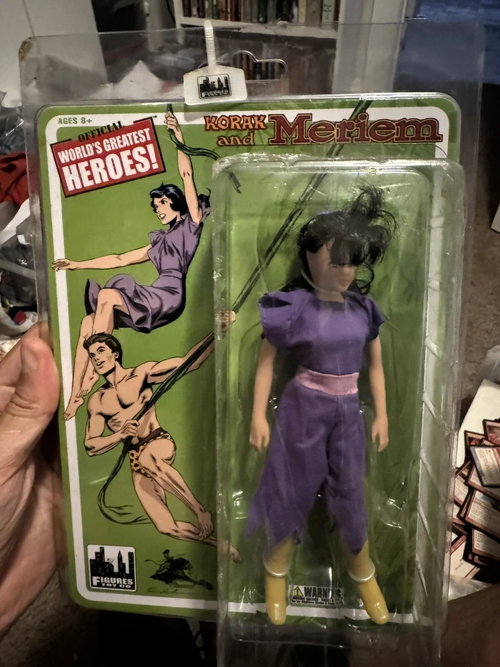 Figura de acción oficial World’s Greatest Heroes Meriam figuras Korak Tarzan Jane Foto 1 de 4