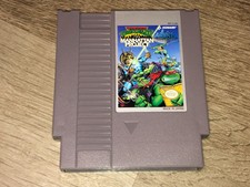 Teenage Mutant Ninja Turtles III 3 TMNT Nintendo Nes Cleaned & Tested Authentic