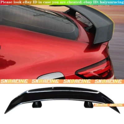 适用于奥迪 A3 A4 A5 A6 S3 S4 S5 光面黑色后备箱盖锅炉翼车身套件 — 第 1/4 张图片