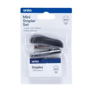 Mini Stapler Set 500 of 26/6 Staples For Home School Stationery Office Supplies. - Picture 1 of 7