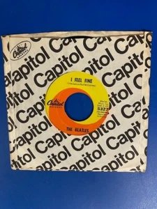 THE BEATLES I FEEL FINE / SHE'S A WOMAN 45RPM 7" VINYL RECORD (5327) - Picture 1 of 2