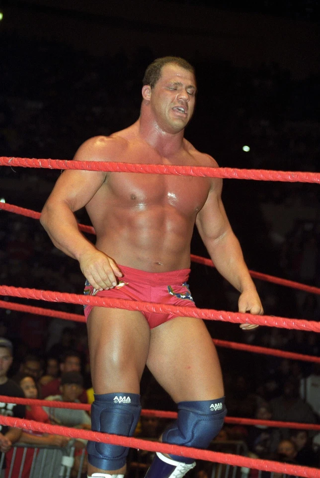 KURT ANGLE VINTAGE 8x10 COLOR PHOTO ROH ECW WWF NXT AEW NXT WWE - Image 1 of 1