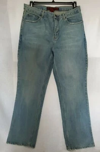 Pantalones de mezclilla en apuros Steve and Barry's Red Star calce relajado talla 34x34 vintage - Imagen 1 de 6