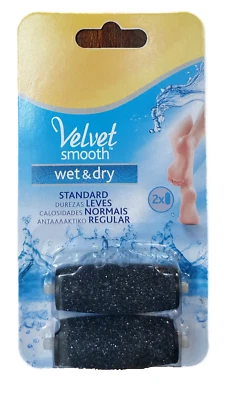 2x Replacement Rollers Heads for Scholl Velvet Smooth Skin Remover Coarse