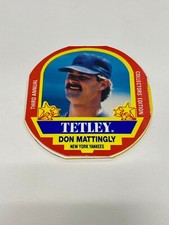 1990 Tetley Tea Discs Full Panel Don Mattingly Kirby Puckett M8-5