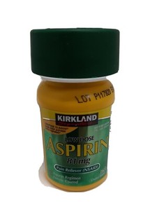 Kirkland Signature Low Dose Aspirin 81 mg., 365 Tablets 