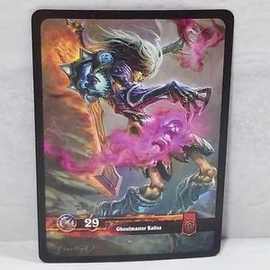 World Of Warcraft Throne Of The Tides Ghoulmaster Kalisa 14/263 Uncommon Card - Afbeelding 1 van 2