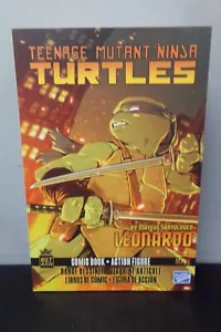 2024 BST TMNT LEONARDO ACTION FIGURE & BOOK - Picture 1 of 2