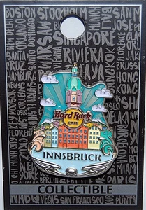 Hard Rock Cafe INNSBRUCK Year 2017 City Icon Pin - Picture 1 of 2