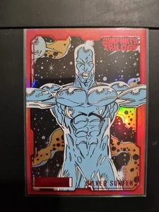 2023 UD Marvel Infinity Trilogy Silver Surfer Red Rainbow #5 - Picture 1 of 2