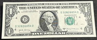 2017 A Unc. Cleveland $1 Bill Mis-stamped 8 Green Ink Error & Gas Pump Error - Image 1 of 2