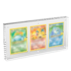 Card Display Case, Transparent Card Display Clear Card Stands, 35PT Acrylic T... - Picture 1 of 6