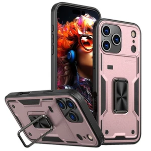 Magnetic Shockproof Case With Kickstand For iPhone 17 16 Pro Max AntiFingerprint - Picture 1 of 57