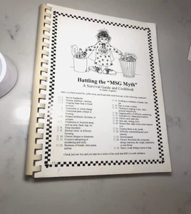 Battling the MSG Myth survival guide cookbook book Debby Anglesey comb bound - Bild 1 von 8