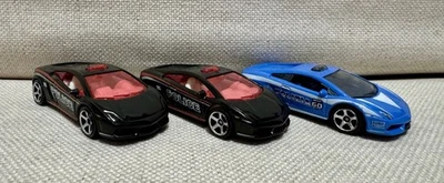 🔥Matchbox Lamborghini Gallardo LP 560-4 Polizia~60 Aniversario~Juego de 3 Foto 1 de 4