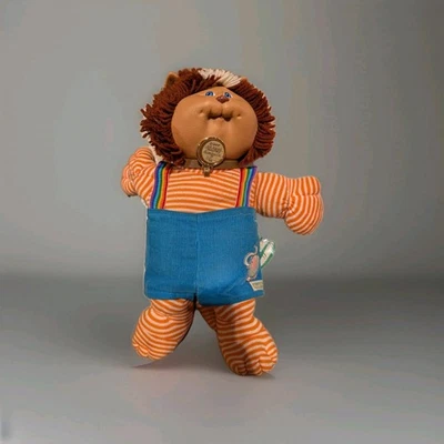 Vintage 1983 Cabbage Patch Koosas Cat em Roupas Originais - Imagem 1 de 4