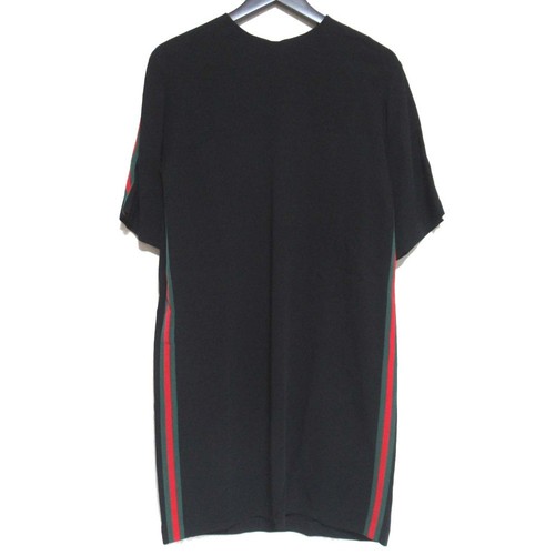 Abito Gucci Sherry Line lunghezza ginocchio manica corta 528977 Zkr01 taglia 42 nero L Lb