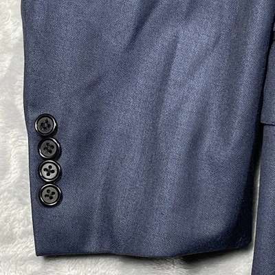 Blazer Hickey Freeman Para Hombres 40 Regular Azul Lana Madison Hecho en EE. UU. Abrigo Deportivo Foto 1 de 4