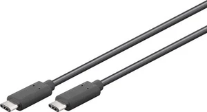 10x USB 3.1 SuperSpeed+ Kabel; USB 3.1 C/C 0050 SCHWARZ 0.5m - Bild 1 von 3