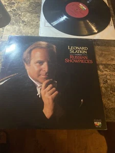 Leonard Slatkin Conducts Russian Showpieces 1986 Vinyl Record Vintage - Picture 1 of 2