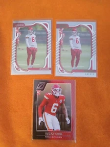 3x Bryan Cook NFL ROOKIE Football Card Safety Kansas City Chiefs - Picture 1 of 6