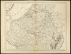 1881 - Nord de la France, Belgique et Luxembourg - Carte géographique ancienne