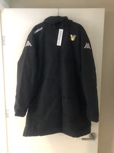 Venezia FC Player Issue Long Padded Winter Jacket Soccer Kappa EU 3XL US 2XL - Picture 1 of 10