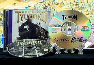 Railroad Tycoon 1 & 2 Retro PC Games Bundle Lot by PopTop [Tested] Sim Game - Picture 1 of 3