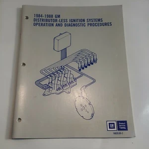 1984 - 1988 GM Verteilerlose Zündanlagen Betriebsdiagnose Handbuch   - Bild 1 von 3
