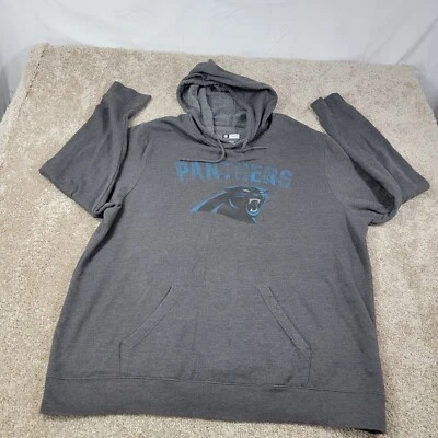 Ropa del equipo NFL Panthers Sudadera con capucha Pullover Sudadera Gráfico Logo 2XL Foto 1 de 4