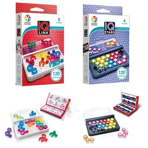 SmartGames IQ Bundles Link Series: IQ Link & IQ Stars 240 Challenges for Ages - Picture 1 of 7