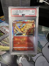 2018 P.M. JPN. Sun & Moon Moltres Holo Tag Bolt #018 PSA 9 *MINT*