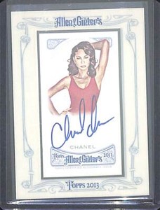 2013 Topps Allen and Ginter Mini Framed Autograph #AGA-CI Chanel Iman