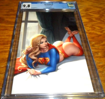 Aylis Supergirl Virgin Con Artists Goblin Exclusive Graded Comic Cgc 9.8 MINT - Image 1 of 4