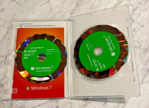 Microsoft Windows 7 Home Premium for 32 Bit and 64 Bit Discs - Picture 1 of 3