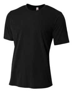 A4 Mens 100% Polyester 4.7 Ounces Per Yard Spun Poly T-Shirt N3264 - Picture 1 of 10