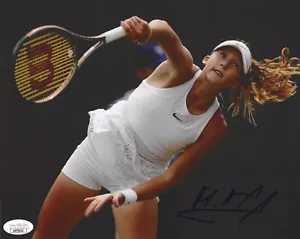 MIRRA ANDREEVA AUTOGRAFO FIRMATO 8X10 FOTO US OPEN WIMBLEDON FRANCESE AO JSA! - Foto 1 di 2