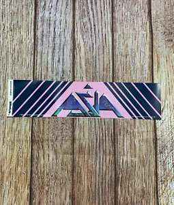 Asia The Band Alpha Original Autoaufkleber 1983 80er Rock Lila 80s Selten - Bild 1 von 6