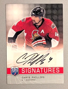 Chris Phillips 2008-09 Upper Deck Be A Player - Signatures Auto #S-PC Sens - Picture 1 of 2