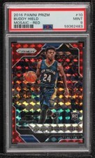 2016-17 Panini Prizm Mosaic Red Buddy Hield #10 PSA 9 MINT Rookie RC