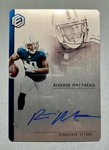 2018 RISHARD MATTHEWS Elements On Card Autograph 157/199 Metal Plate# SS-96 - Picture 1 of 5