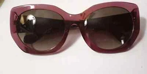 Balenciaga Oversize Sunglasses Dark Burgundy BA 17 81K - Picture 1 of 4